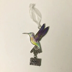 Ganz Hummingbird Ornament Delight  In Lifes Beauty